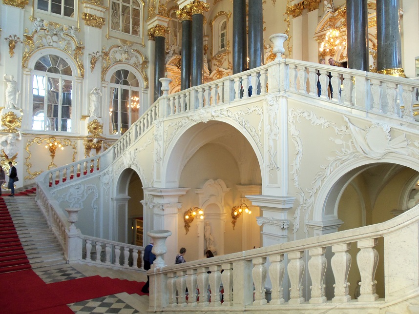 Interno del Museo dellHermitage San Pietroburgo Russia